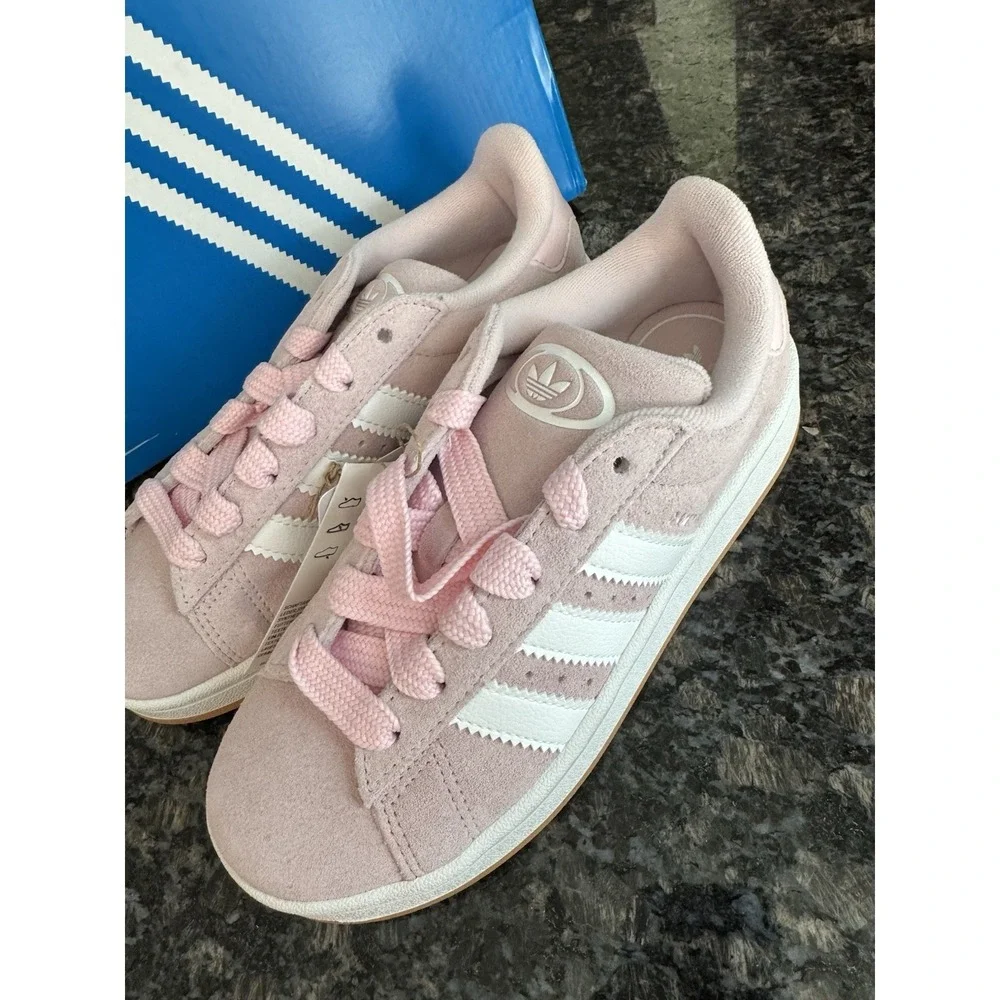 adidas Originals Campus 00S J Clear Pink White Gum Kids Youth Size 3‎ JP5507
